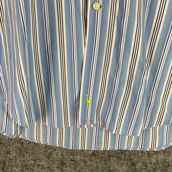 Tailorbyrd Shirt Mens‎ Large Regular Fit Button-Up Long-Sleeve Long Staple - Picture 5 of 11